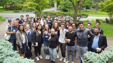 Milkin day school from Los Angeles visits the Rohr Center!