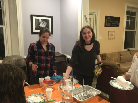 Hamantaschen making at the Rohr Center!